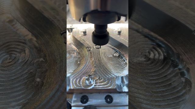 Shapeoko 5 4x4 Fusion 360 contour path on 6061 aluminum смотреть онлайн