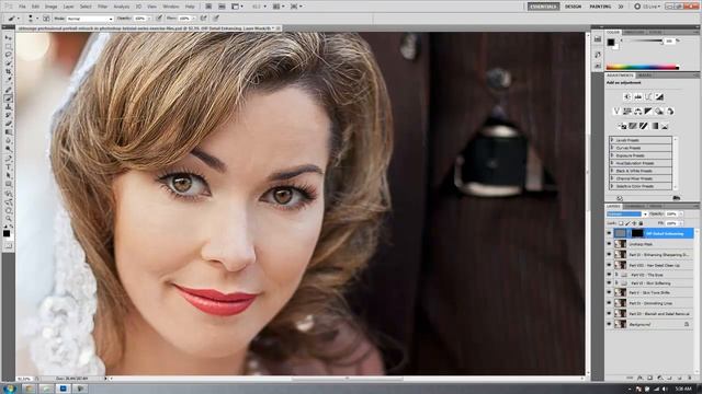 Professional Photoshop Portrait Retouching - Part IX - Sharpening and Enhancing Details смотреть онлайн