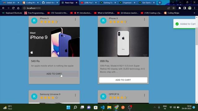 E-Commerce Application in React смотреть онлайн