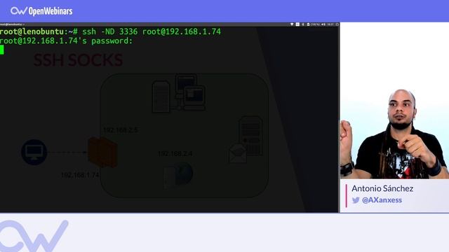 CREAR UN TUNEL CON SSH SOCKS EN LINUX смотреть онлайн