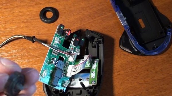 Ремонт колеса прокрутки мыши E-blue Mazer Type-R