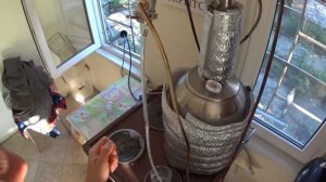 Дефлегматор/холодильник 200мм полевые испытания.