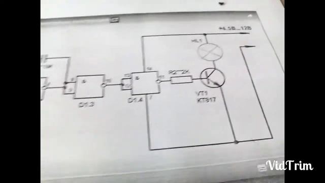 Проверка работаспособности микросхемы К561ЛА7 смотреть онлайн