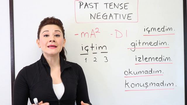 Turkish Grammar: Past Tense Negative | Learn how to talk about things that did NOT happen in Turkis смотреть онлайн