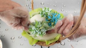 💖КОРЗИНА ПОДСНЕЖНИКОВ из ЗЕФИРА!🌷💘 Прекрасный подарок к любому ПРАЗДНИКУ!