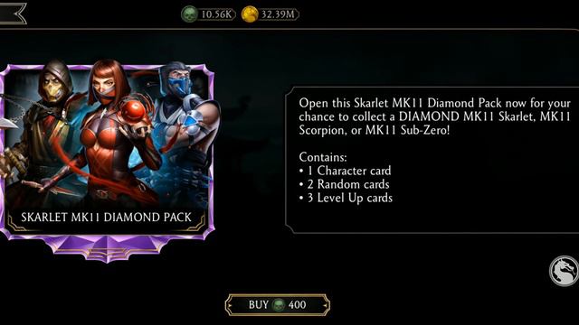 Testing the Diamond Skarlet MK11 pack mk mobile смотреть онлайн