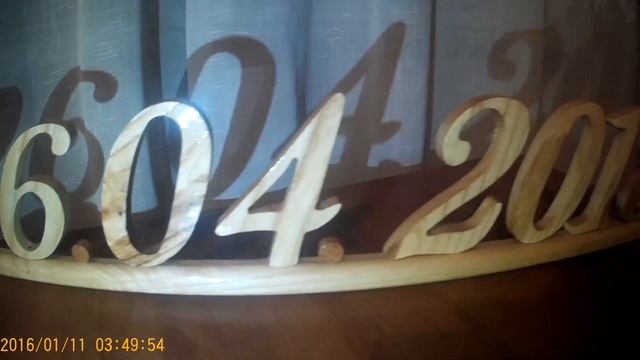 Дата на свадьбу из дерева своими руками... смотреть онлайн