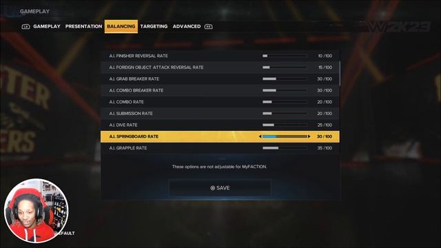 WWE 2K23 Best Slider Settings Most Realistic Sliders смотреть онлайн