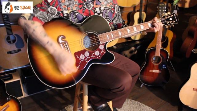 [에피폰기타] 에피폰 J-200 EC 스튜디오 기타 리뷰 (Epiphone J-200 EC Studio Guitar Review) смотреть онлайн
