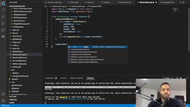 Adding the 3d Metamask logo to your load screen with React смотреть онлайн