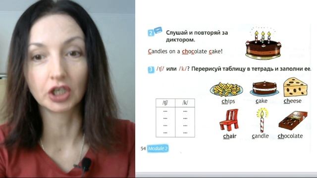 Spotlight 2 класс (Спотлайт 2) / Урок 22 "My Favourite Food!" 6b стр. 54 - 56 смотреть онлайн