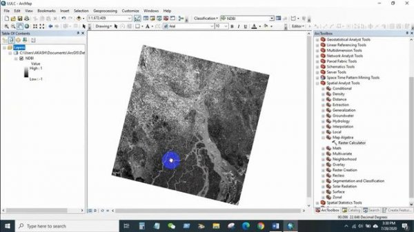 NDBI | How to Calculate Normalized Difference Built-up Index in ArcGIS