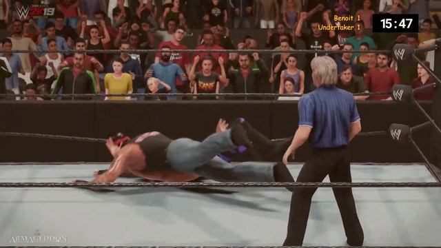 WWE2K19 | WWE | Iron Man Match | Chris Benoit VS. The "Bad Ass" Undertaker | Community Wish смотреть онлайн