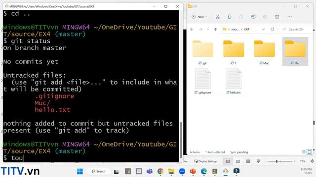 Học Git và Github - Bài 07. Cấu hình GITIGNORE để bỏ qua các file không cần giám sát смотреть онлайн