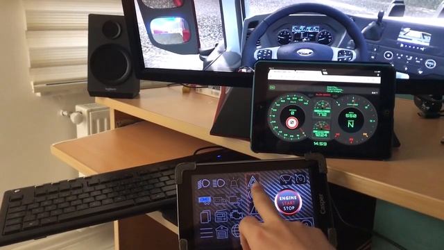 ETS 2 Telefonu veya Tableti Dashboard ve Buttonbox Yapmak смотреть онлайн