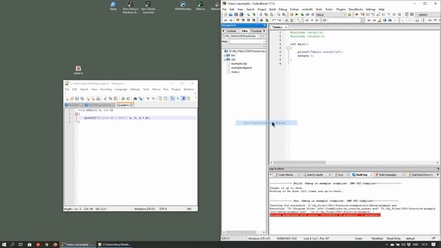 Add C header files in Code Blocks смотреть онлайн