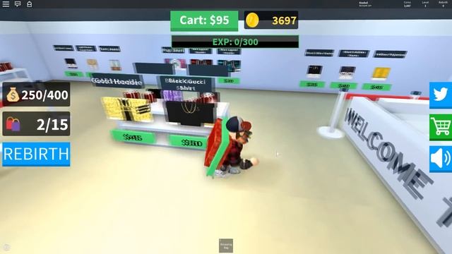 ? Роблокс ШОПОГОЛИК СИМУЛЯТОР Roblox Shopping Simulator смотреть онлайн