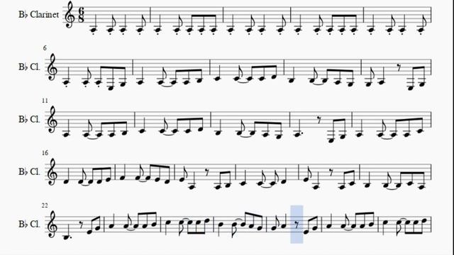 Clarinet Sheet Music: How to play He's A Pirate by Hans Zimmer смотреть онлайн