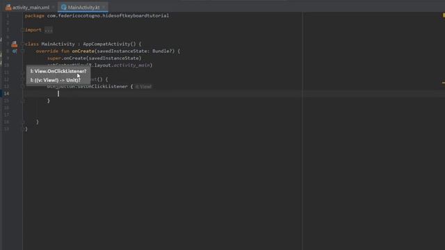Hide Soft Keyboard Programmatically in Android Studio Tutorial (Kotlin 2020) смотреть онлайн