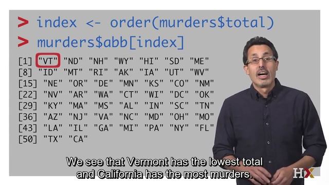 R Basics - Sorting | Data Science | HarvardX | edx Online free Courses смотреть онлайн