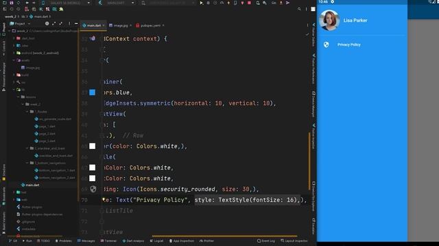 WEEK 2 | Flutter Drawer | Flutter & Firebase Developer Bootcamp смотреть онлайн