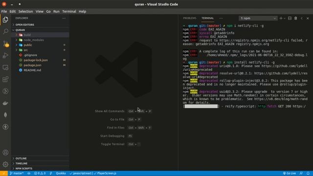 React.JS - Quran App In Somali | 09 - deploying on netlify смотреть онлайн