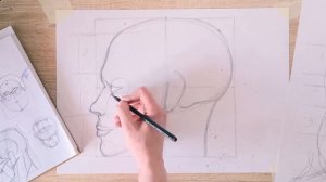 Основы рисунка. "Голова человека в профиль"