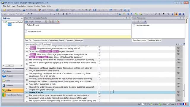 Translate native InDesign via memoQ XLIFF смотреть онлайн