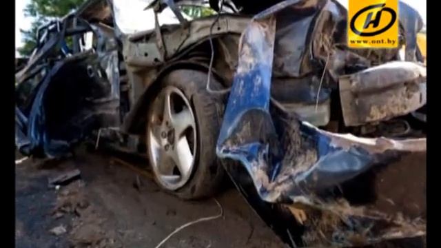 Страшная авария на Минской кольцевой автодороге смотреть онлайн