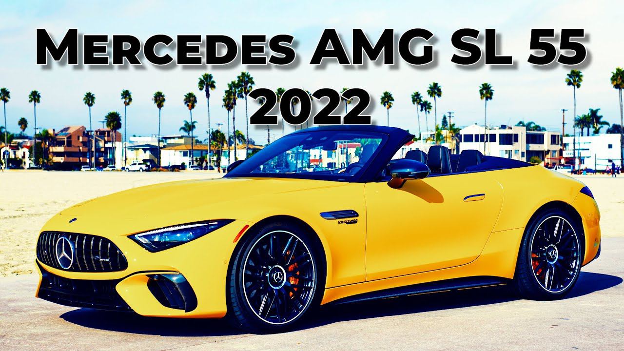 Mercedes AMG SL 55 2022 - Вождение! смотреть онлайн