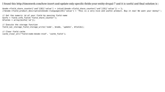 Drupal: Update node field without node be updated (3 Solutions!!) смотреть онлайн