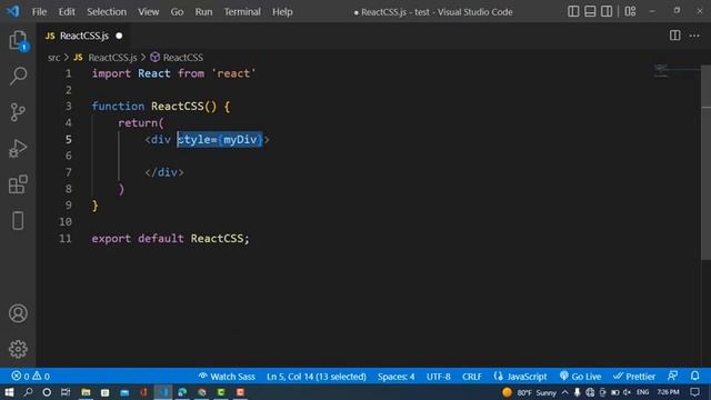 Styling React Components with CSS смотреть онлайн