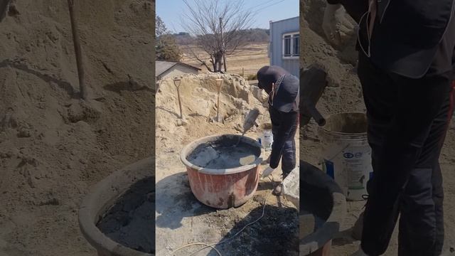 Работа в Южной Корее/раствор для кирпичей