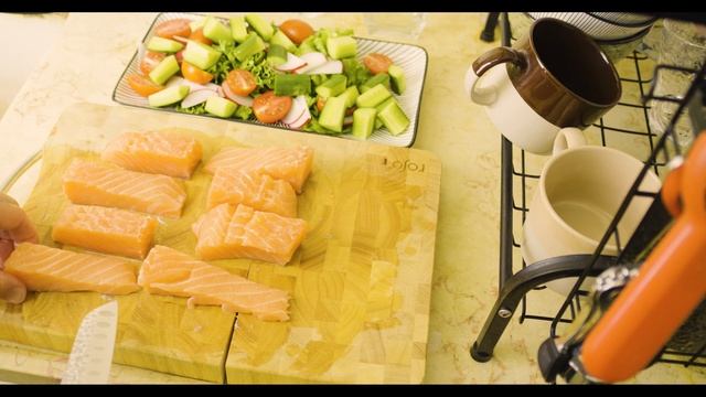 теплый салат c рыбой быстро и вкусно смотреть онлайн