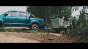 Школа внедорожной езды. Езда с прицепом по бездорожью