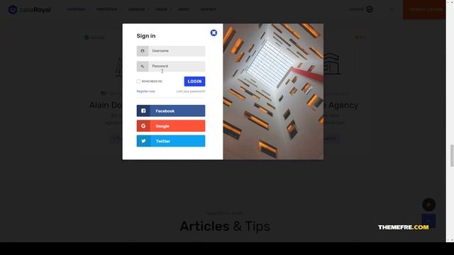 CasaRoyal - Real Estate WordPress Theme clean compare Build Website смотреть онлайн