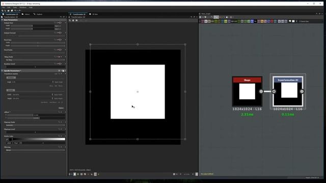 TRANSFORM 2D Hotkeys in SUBSTANCE DESIGNER смотреть онлайн