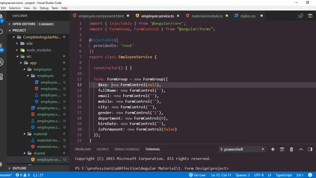 Complete Angular Material Tutorial - CRUD Form Design смотреть онлайн