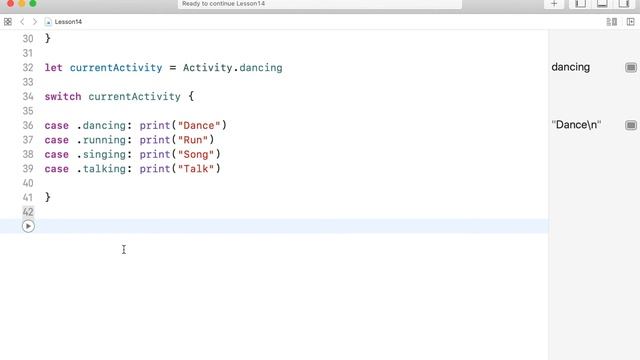 Основы Swift / Урок 14 / Перечисления