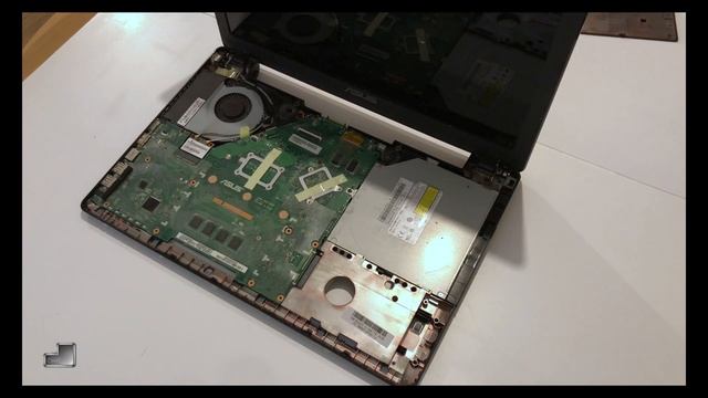 ASUS X552C Disassembly video 4K, upgrade RAM & SSD, take a part, how to open смотреть онлайн