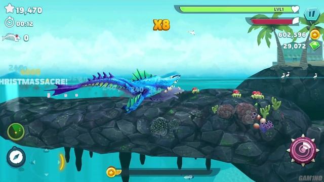 Hungry Shark Evolution - ALL SHARKS смотреть онлайн