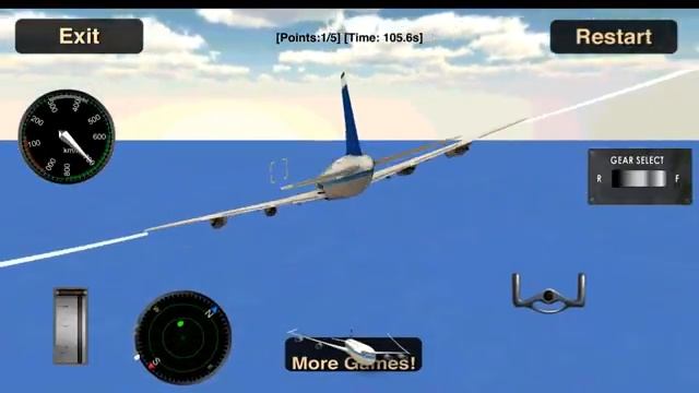 Fly Plane Flight Simulator 3D Game Review - Android смотреть онлайн