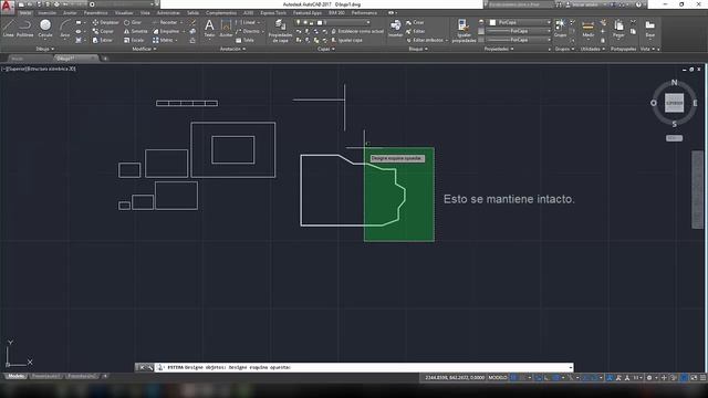 46 - Autocad 2017 - Veamos el comando Estira tutorial español смотреть онлайн