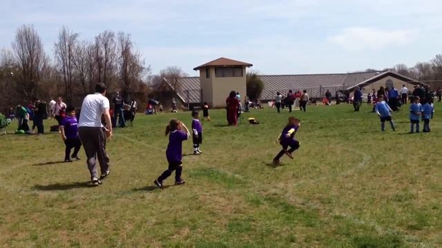 (Amazing goal ) Adrian's first soccer game смотреть онлайн