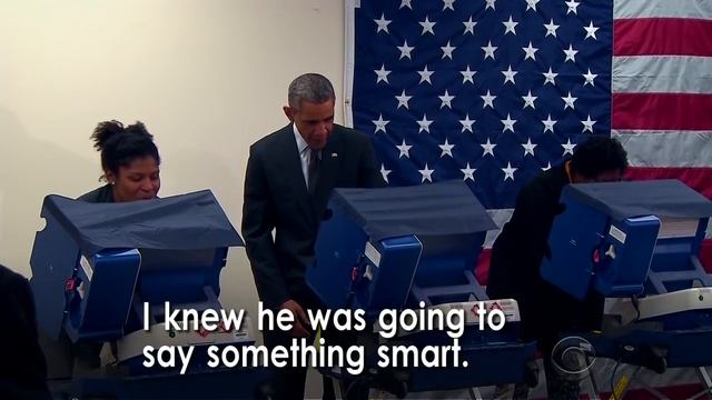 Chicago voter to Obama: "Don't touch my girlfriend" смотреть онлайн