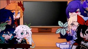 New?Genshin impact react to Aether||Compilation✨#aether [THESE ARE NOT MINE] please read descriptio