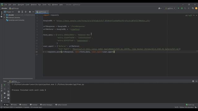 Python и Google Forms: Автозаполнение гугл форм смотреть онлайн