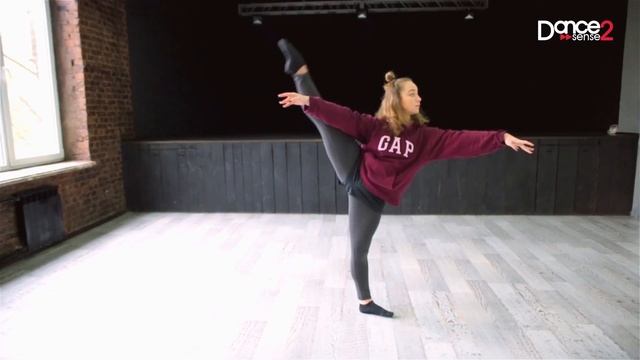Classical ballet tutorial - Grand battement jete by Angelina Melnyk - Dance Centre Myway смотреть онлайн