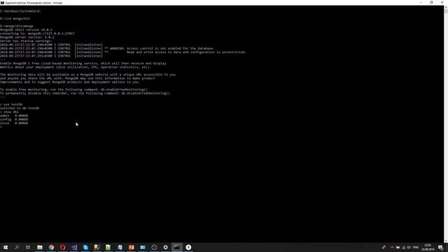Основы MongoDB. Установка и начало работы. Урок 2 смотреть онлайн