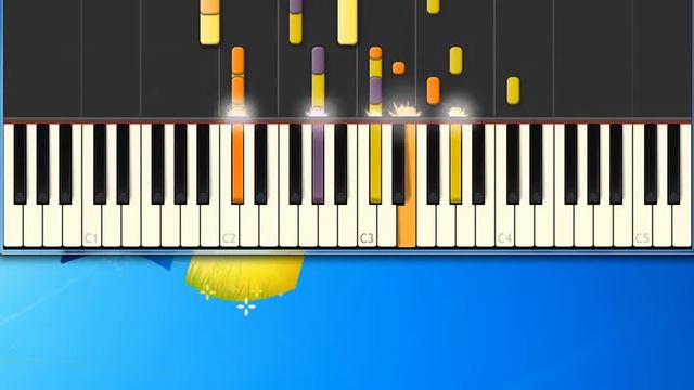 Almost unreal Roxette [Piano tutorial by Synthesia] смотреть онлайн